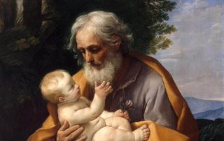 Pintura São José e o Menino